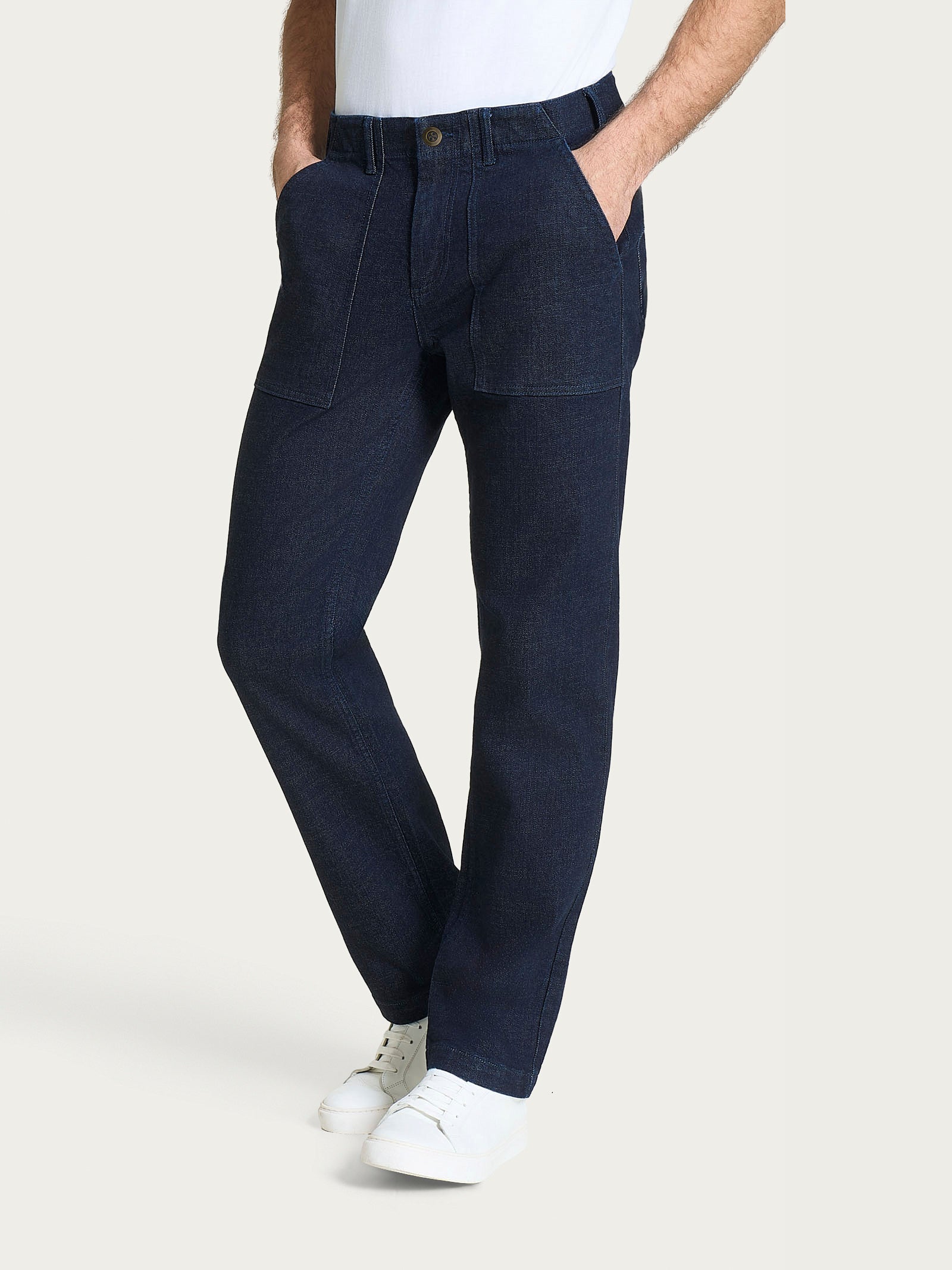 Jeans Explorer in Super Denim Viola Uomo - Ragno