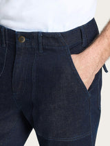 Jeans Explorer in Super Denim Viola Uomo - Ragno