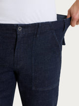 Jeans Explorer in Super Denim Viola Uomo - Ragno