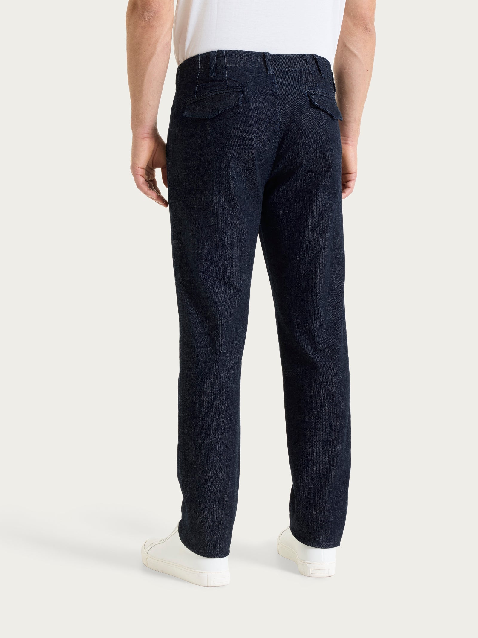 Jeans Chino in Super Denim Viola Uomo - Ragno