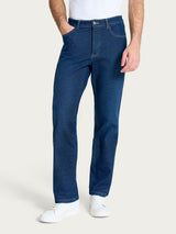 Jeans Bootleg in Super Denim Blu Uomo - Ragno