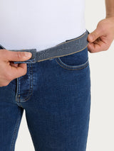 Jeans Bootleg in Super Denim Blu Uomo - Ragno
