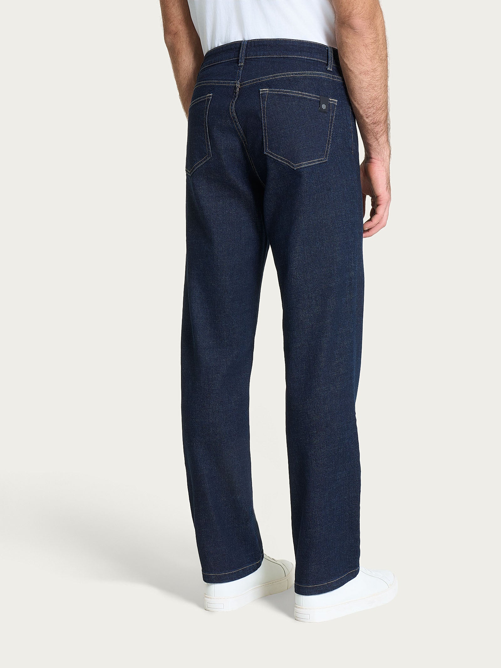 Jeans Bootleg in Super Denim Viola Uomo - Ragno