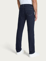 Jeans 5 Tasche in Super Denim Viola Uomo - Ragno