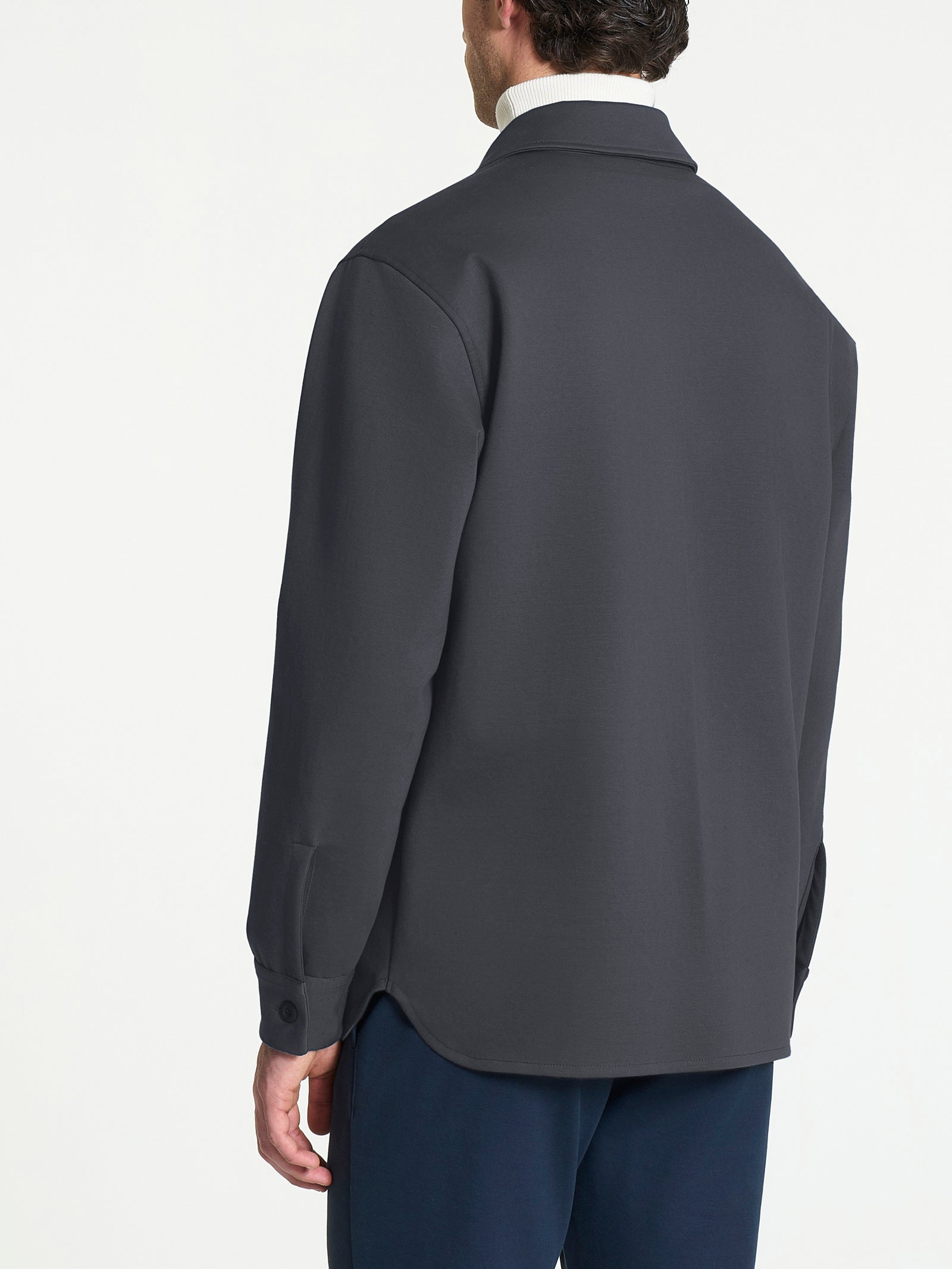 Shacket in Cotton Compact Grigi Uomo - Ragno