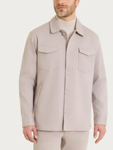 Shacket in Cotton Compact Grigi Uomo - Ragno