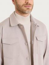 Shacket in Cotton Compact Grigi Uomo - Ragno