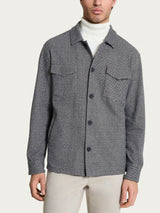 Shacket in Jacquard Neri Uomo - Ragno