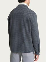 Shacket in Eco Jacquard Verdi Uomo - Ragno