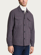 Shacket in Eco Jacquard Viola Uomo - Ragno