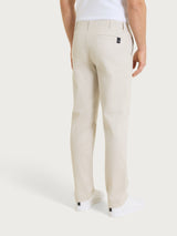 Pantalone con tasche america in Twill Cotton Bianchi Uomo - Ragno