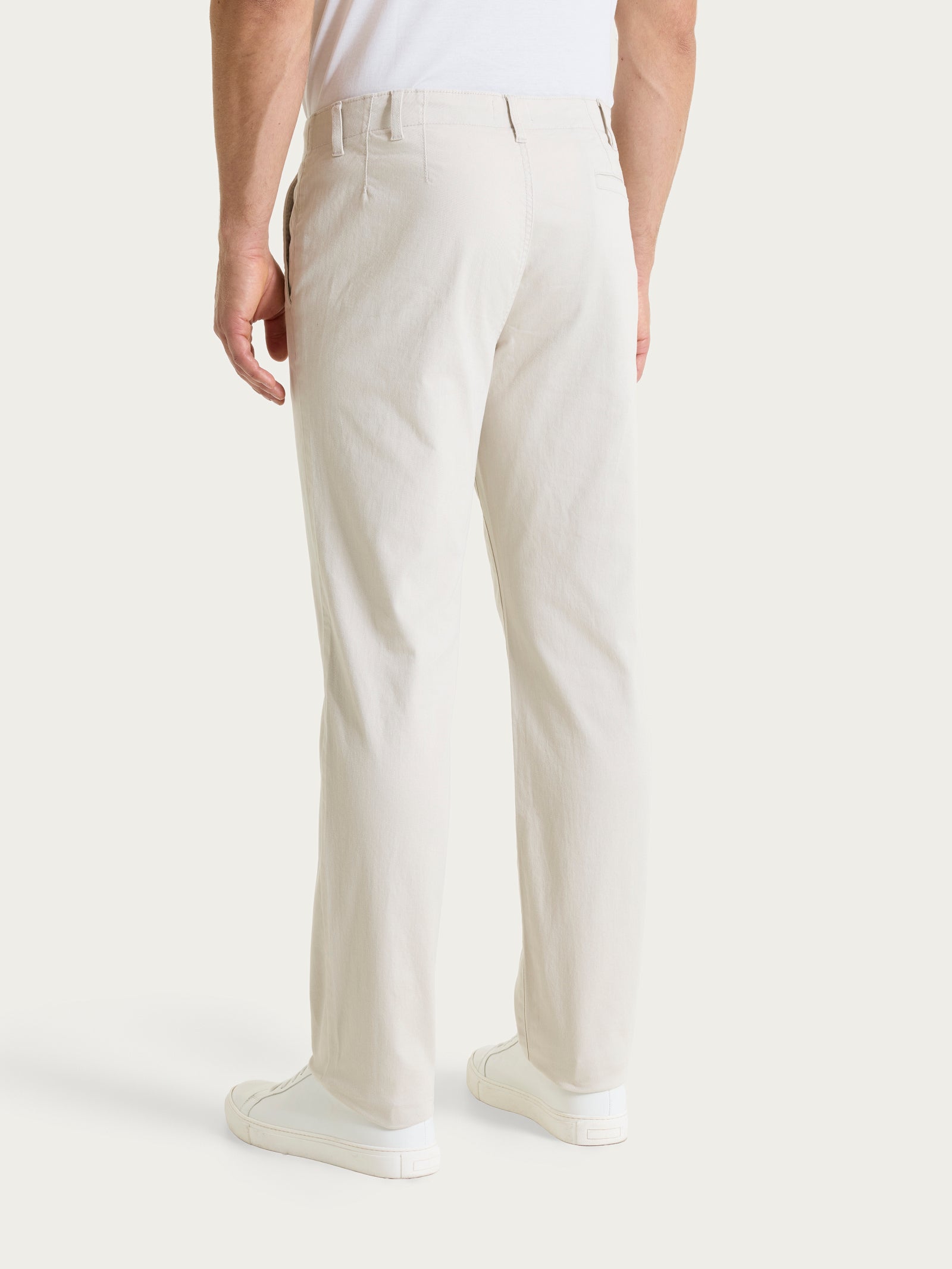Pantalone con tasche america in Twill Eco Cotton Bianchi Uomo - Ragno