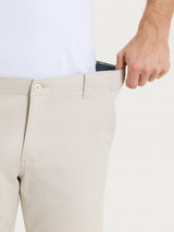 Pantalone con tasche america in Twill Cotton Bianchi Uomo - Ragno