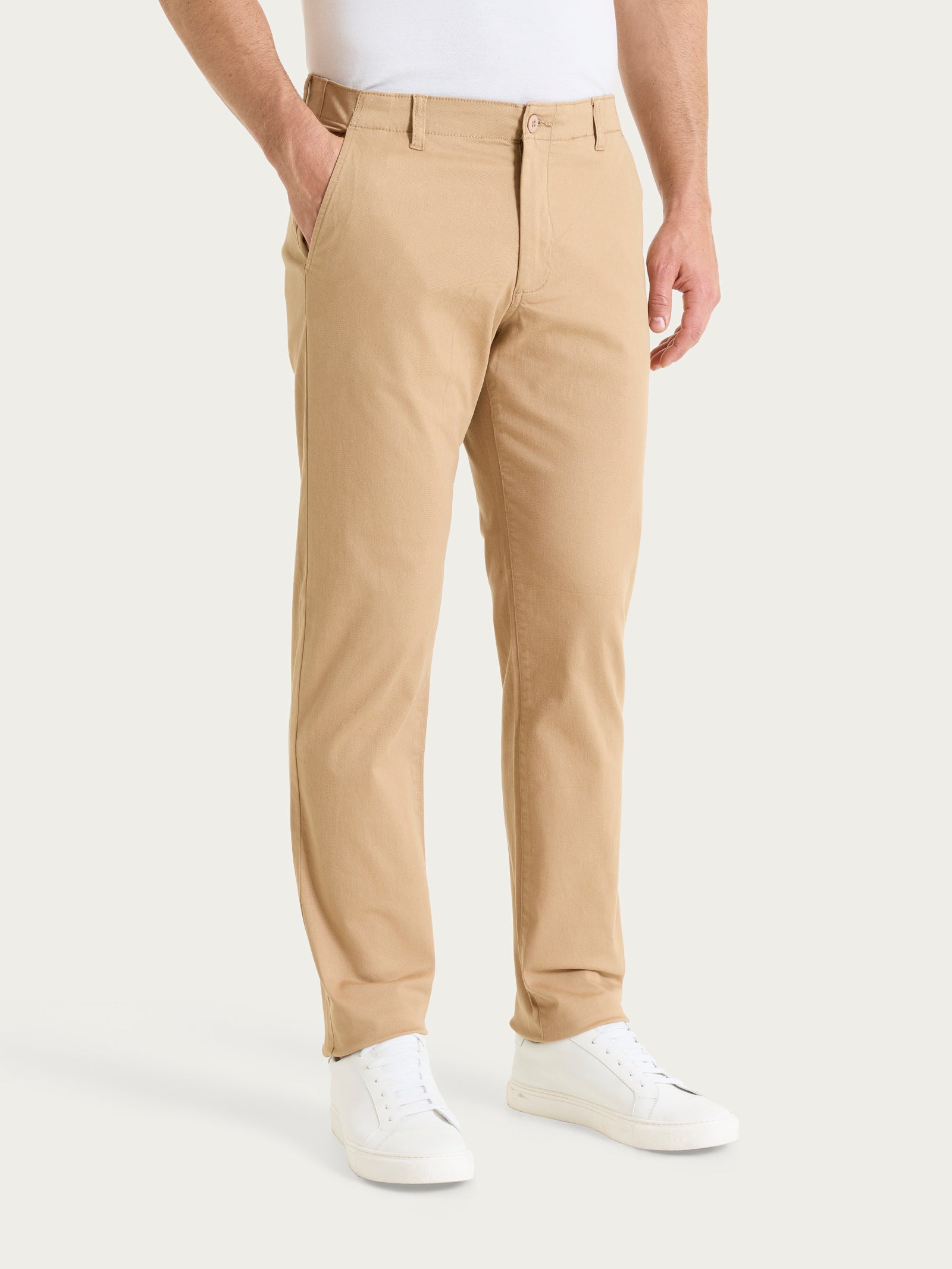 Pantalone con tasche america in Twill Eco Cotton Marroni Uomo - Ragno