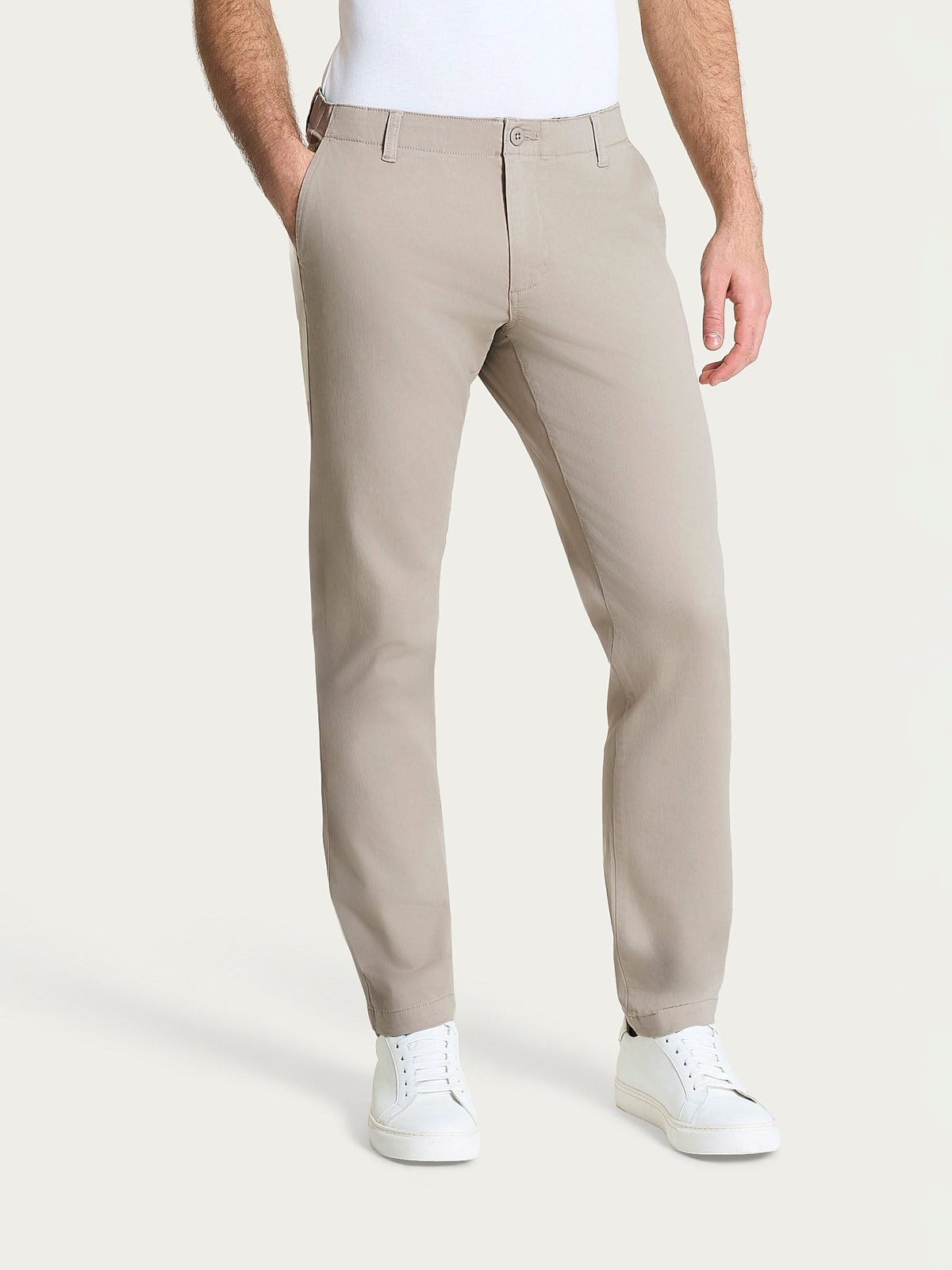 Pantalone con tasche america in Twill Cotton Grigi Uomo - Ragno