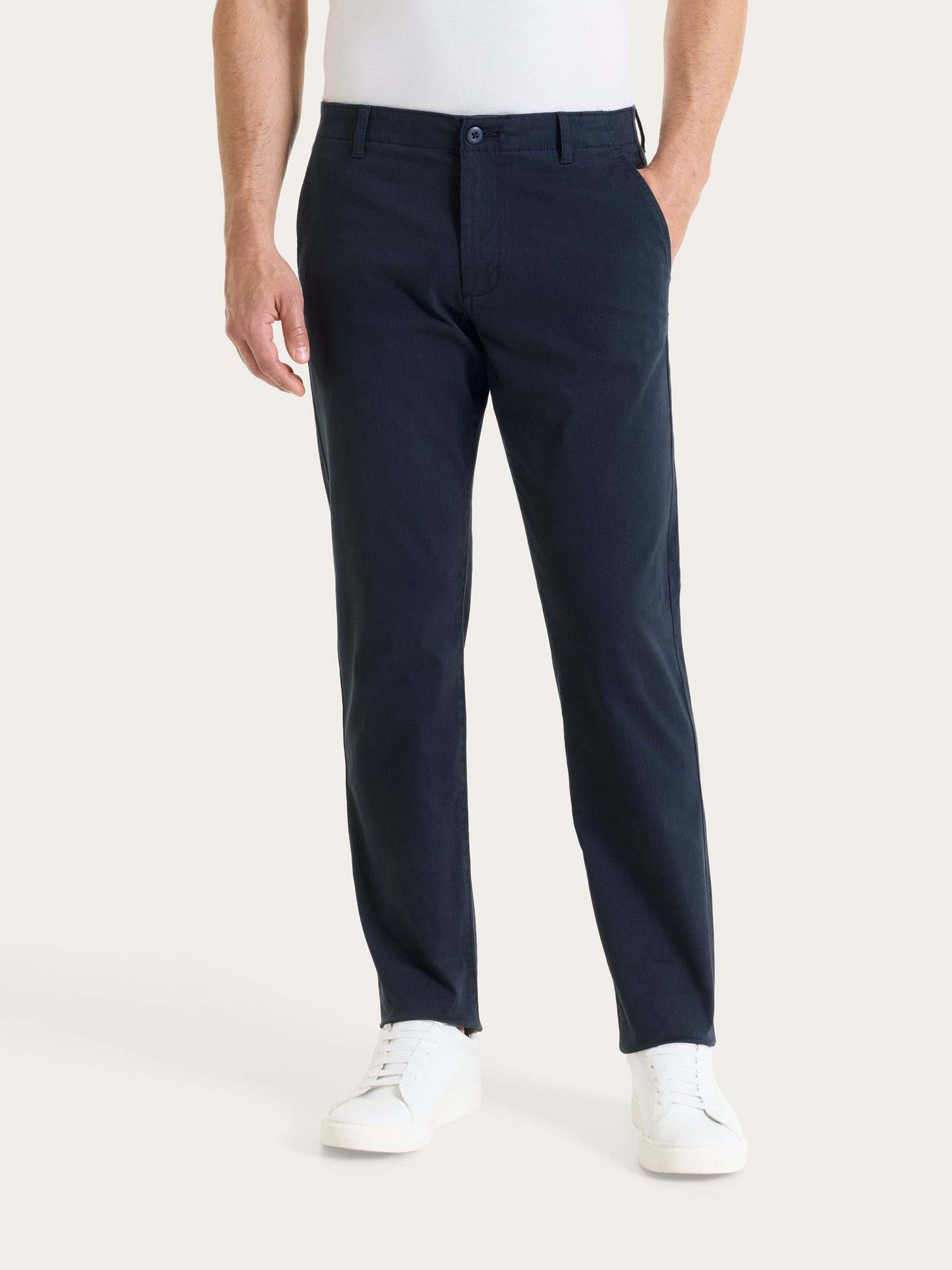 Pantalone con tasche america in Twill Eco Cotton Blu Uomo - Ragno