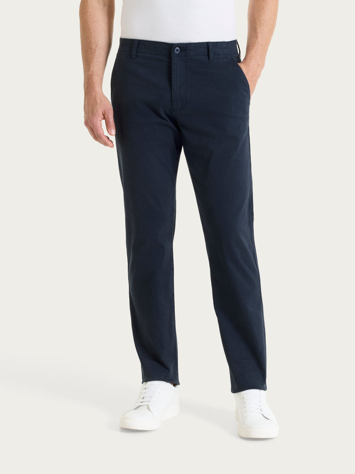 Pantalone con tasche america in Twill Cotton Blu Uomo - Ragno