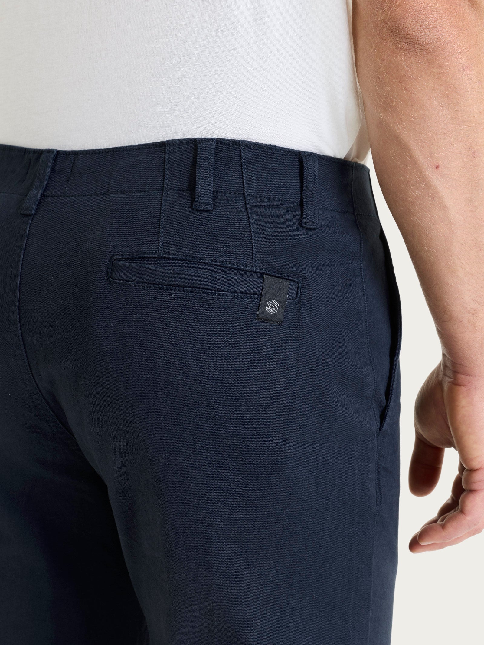 Pantalone con tasche america in Twill Eco Cotton Blu Uomo - Ragno