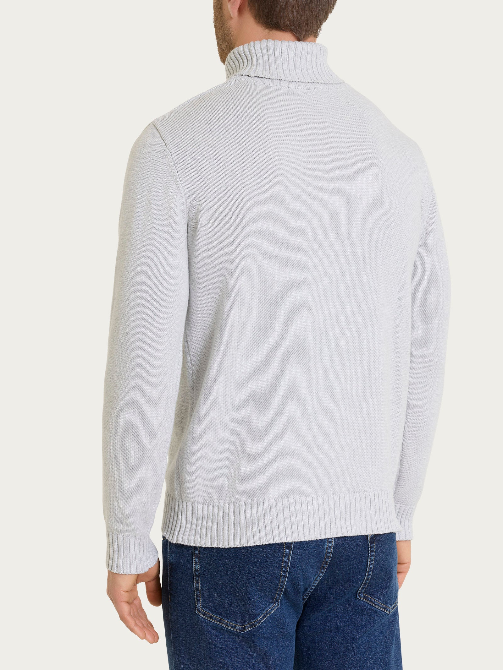 Lupetto in Winter Cotton Grigi Uomo - Ragno