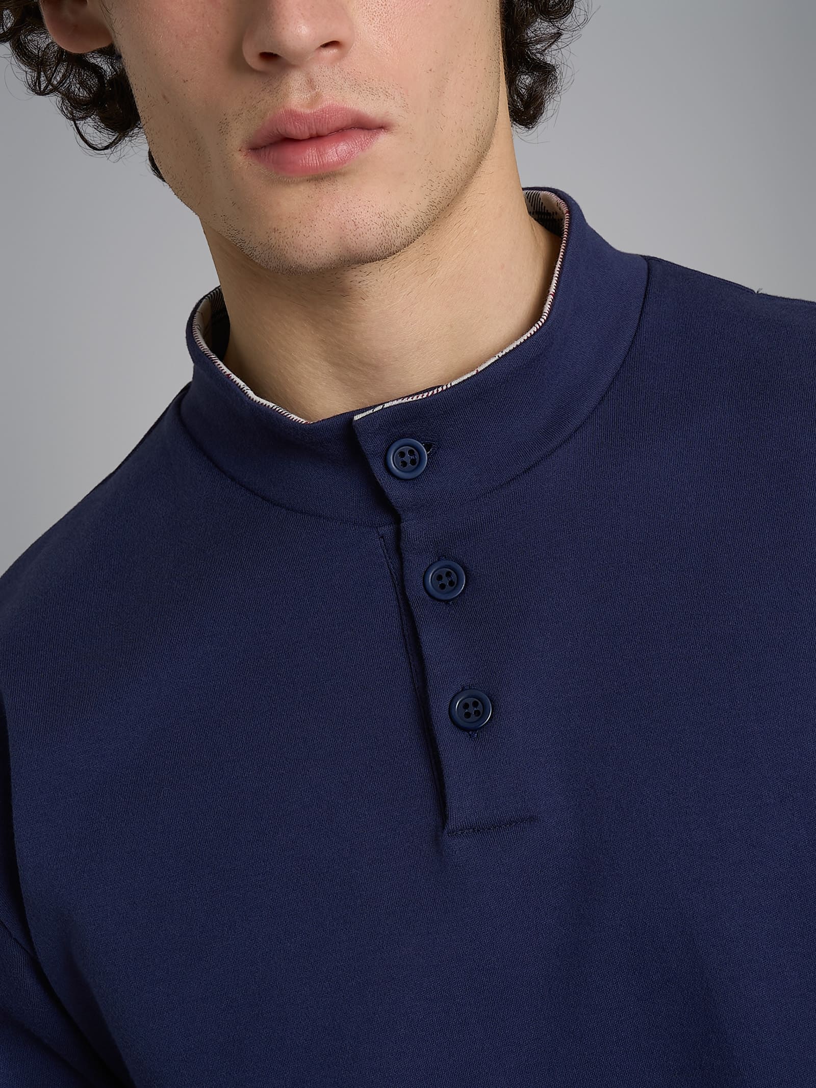 Pigiama lupetto con fantasia tartan in interlock di cotone Grigi Uomo - Ragno