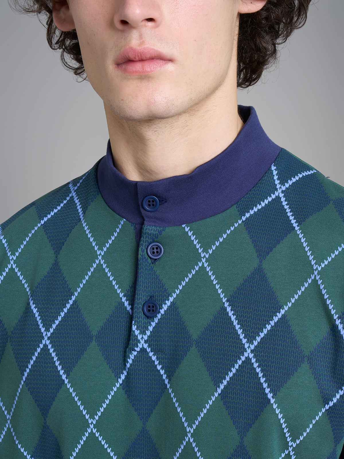 Pigiama 2 Pezzi J.Crew Uomo - Flanella Di Cotone Blu Navy E Verde Tartan, Taglia L - Foto 2