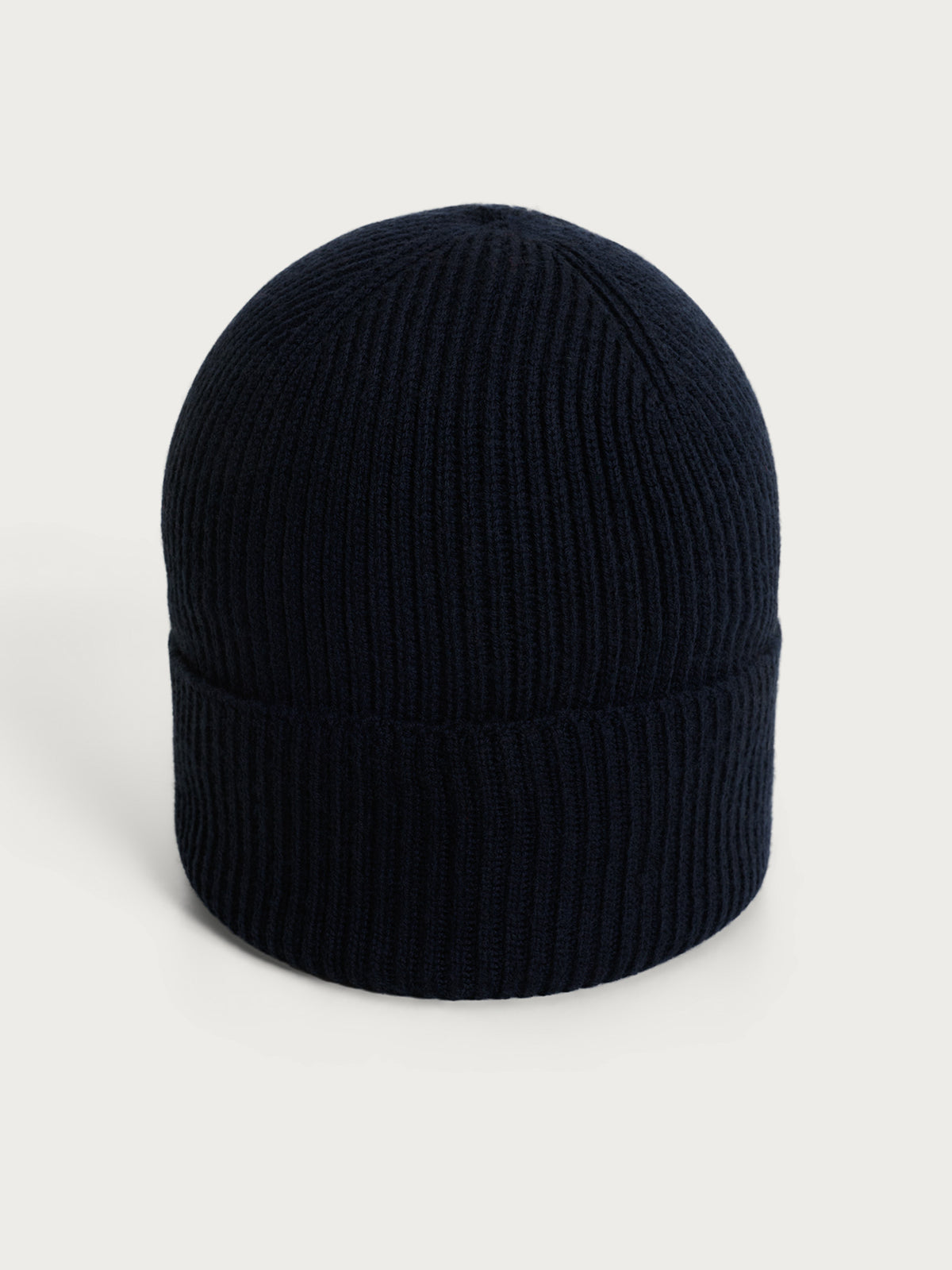 Berretto Unisex con costa inglese in Merino Soft Neri Donna - Ragno
