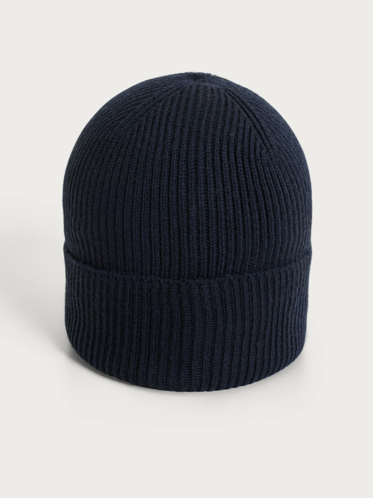 Berretto Unisex con costa inglese in Merino Soft Blu Donna - Ragno