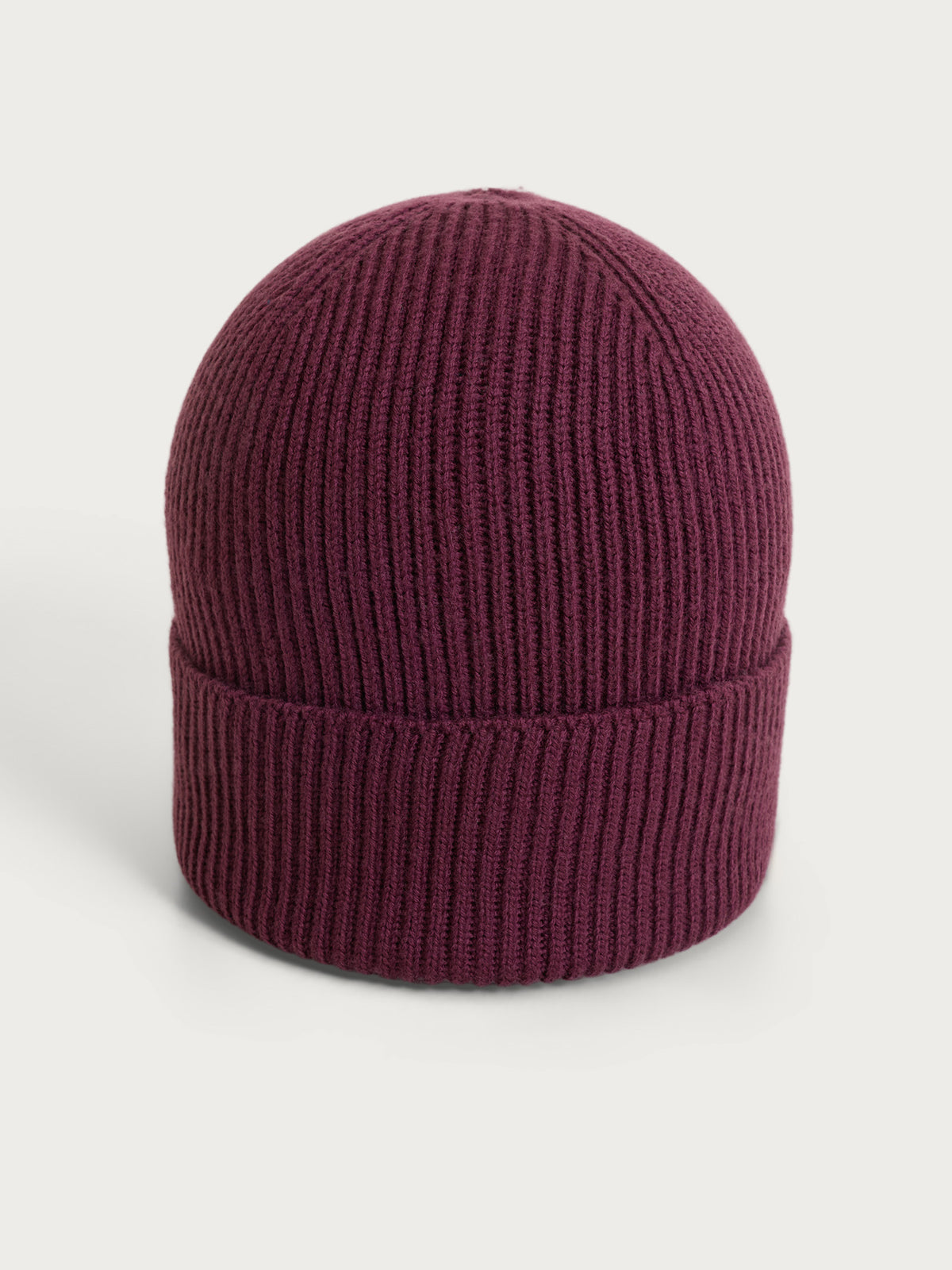 Berretto Unisex con costa inglese in Merino Soft Viola Donna - Ragno