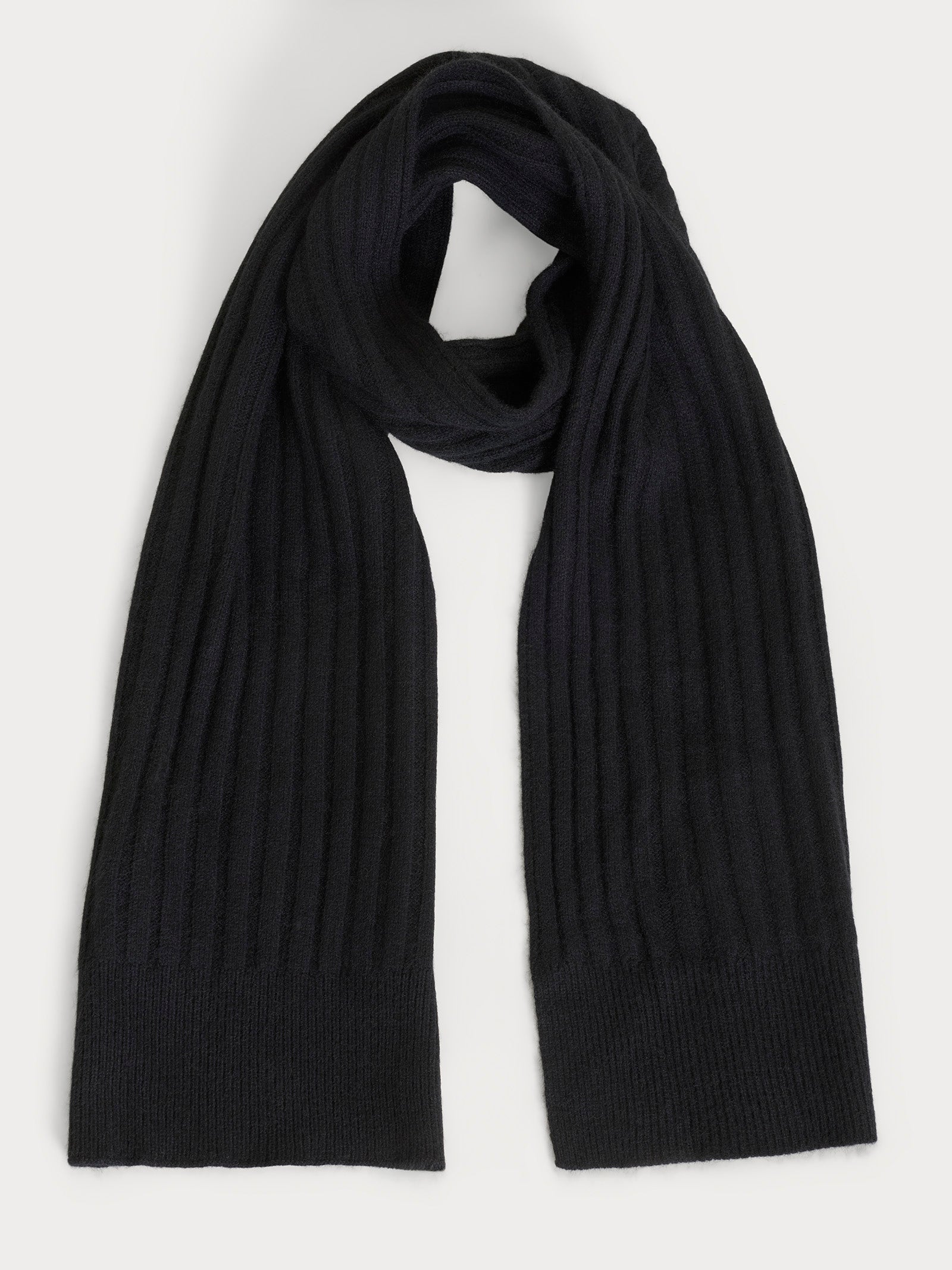 Sciarpa Unisex in Natural Soft Neri Donna - Ragno