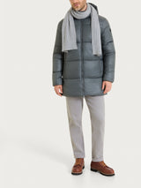 Sciarpa Unisex in misto Lana e Angora Neri Donna - Ragno