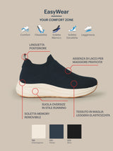 Scarpa Slip-On  Neri Uomo - Ragno