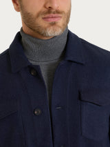 SoftCoat Shacket  Blu Uomo - Ragno