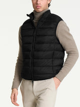 Satin Puffer piumino smanicato Neri Uomo - Ragno