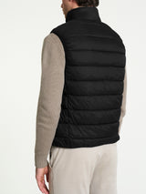 Satin Puffer piumino smanicato Neri Uomo - Ragno