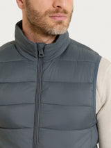 Satin Puffer piumino smanicato Grigi Uomo - Ragno