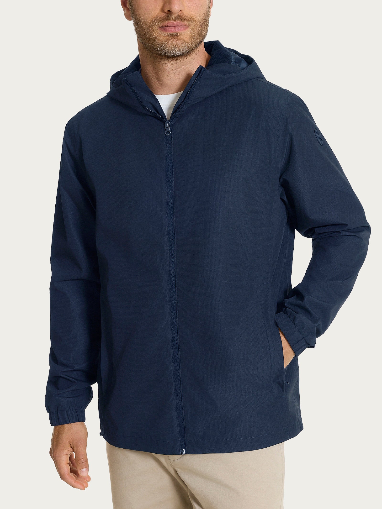 Parka con cappuccio in Shelter Outer Blu Uomo - Ragno