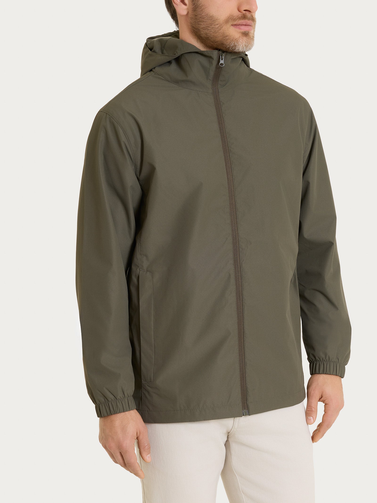 Parka con cappuccio in Shelter Outer Verdi Uomo - Ragno