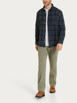 Camicia tartan in Cotton Flannel Blu Uomo - Ragno