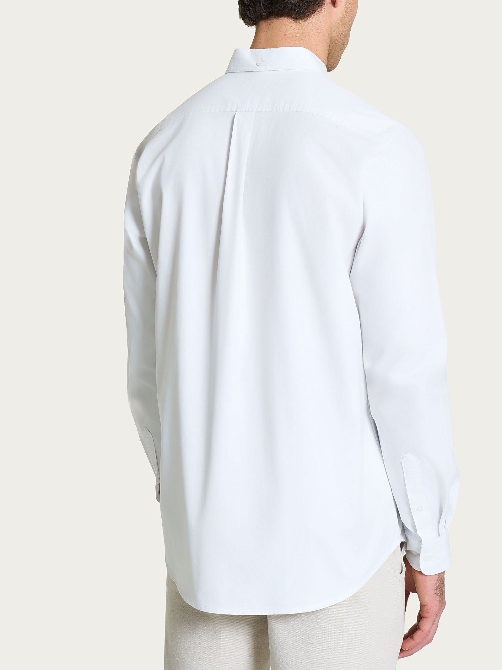 Camicia button down in Oxford Double Twisted Bianchi Uomo - Ragno