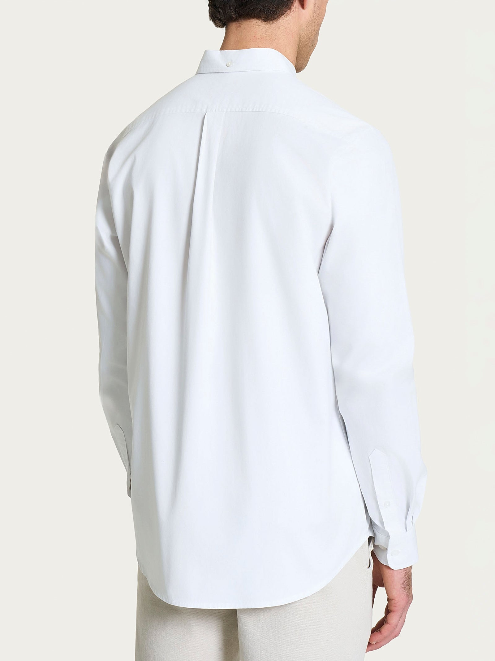 Camicia button down in Oxford Double Twisted Bianchi Uomo - Ragno