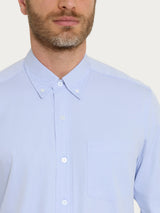 Camicia button down in Oxford Double Twisted Azzurri Uomo - Ragno