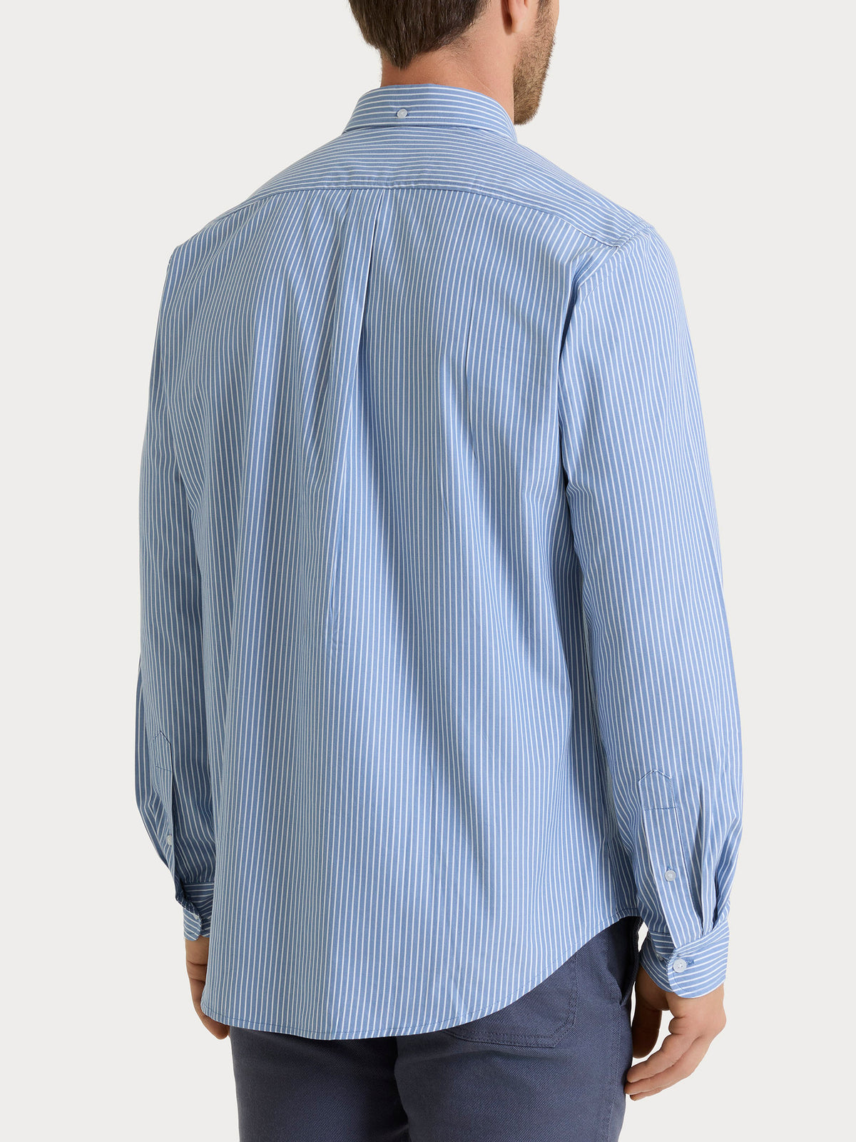 Camicia button down in Oxford Double Twisted Azzurri Uomo - Ragno