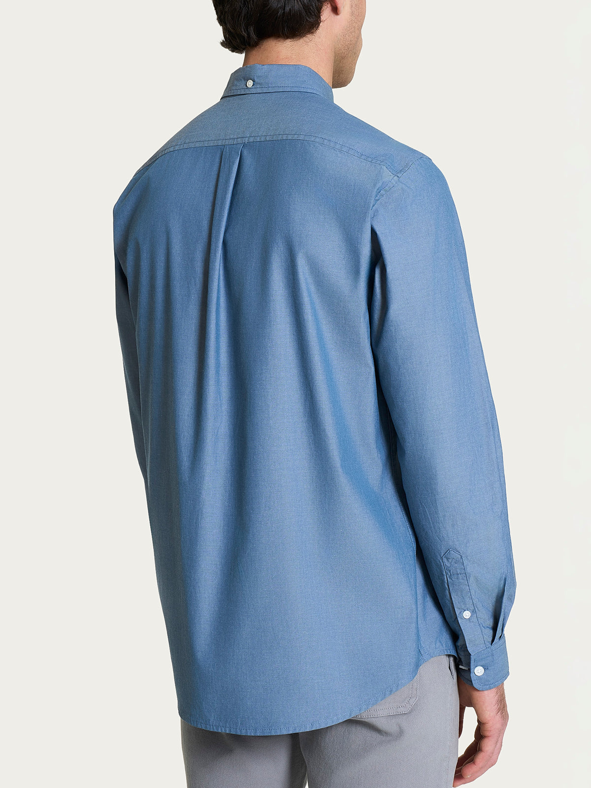 Camicia button down in Oxford Double Twisted Blu Uomo - Ragno