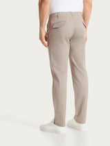Pantalone Chino in Heavy Duty Twill di Cotone Grigi Uomo - Ragno