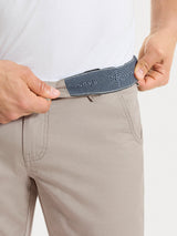 Pantalone Chino in Heavy Duty Twill di Cotone Grigi Uomo - Ragno