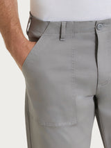 Pantalone Explorer in Heavy Duty Twill di Cotone Neri Uomo - Ragno