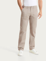 Pantalone Explorer in Heavy Duty Twill di Cotone Grigi Uomo - Ragno