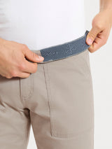 Pantalone Explorer in Heavy Duty Twill di Cotone Grigi Uomo - Ragno