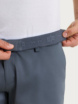 Bermuda con tasche in Satin Power  Neri Uomo - Ragno