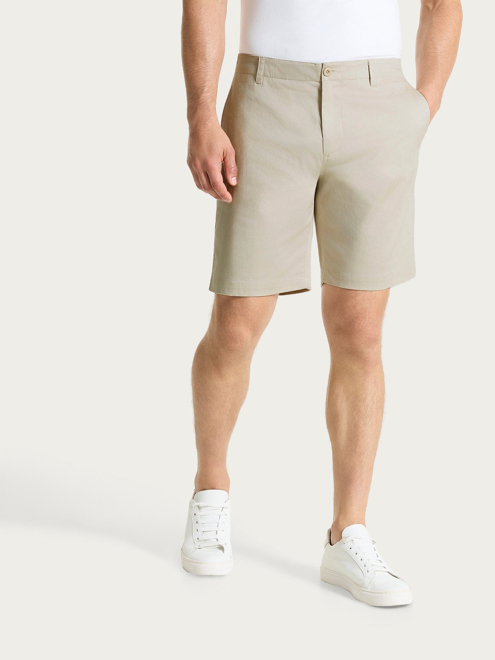 Bermuda con tasche in Satin Power  Marroni Uomo - Ragno